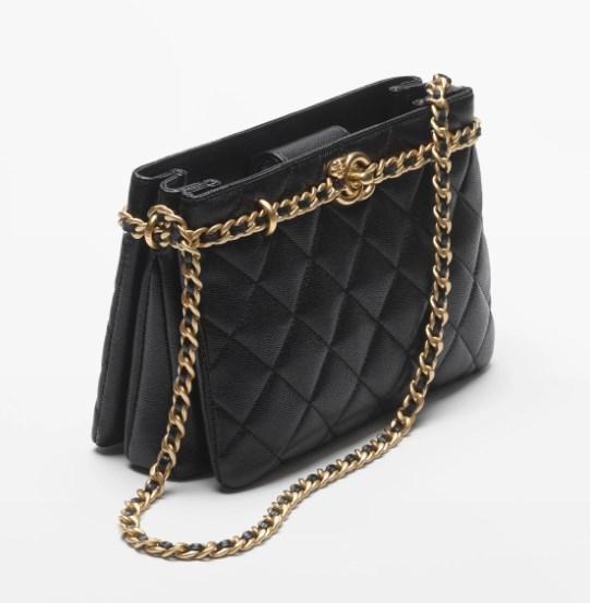 シャネル CHANEL スモール ショッピング バッグ AS4437 B14351 94305