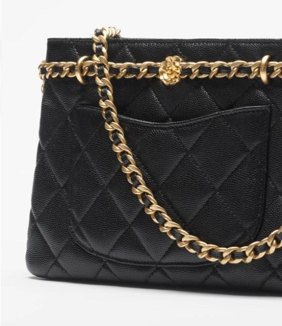 シャネル CHANEL スモール ショッピング バッグ AS4437 B14351 94305