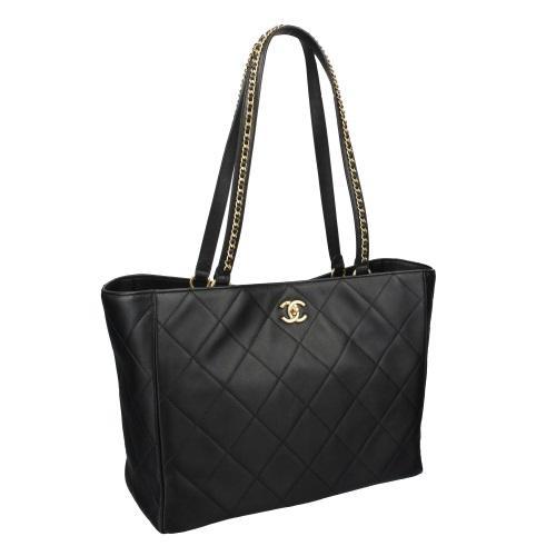 シャネル CHANEL トートバッグ レディース ブラック AS3508 B08867 94305