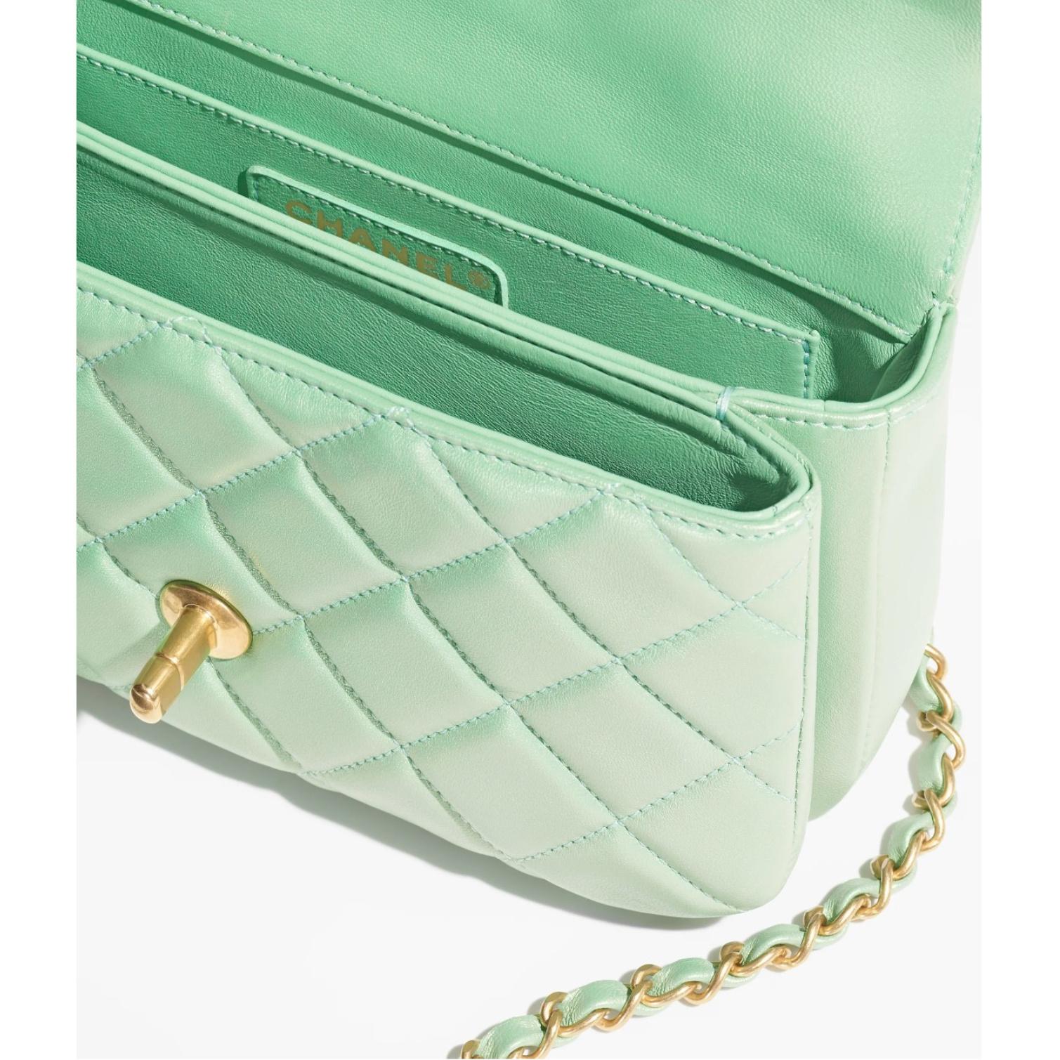 シャネル CHANEL ミニフラップバッグ ショルダーバッグAS4835 B16413 NW778