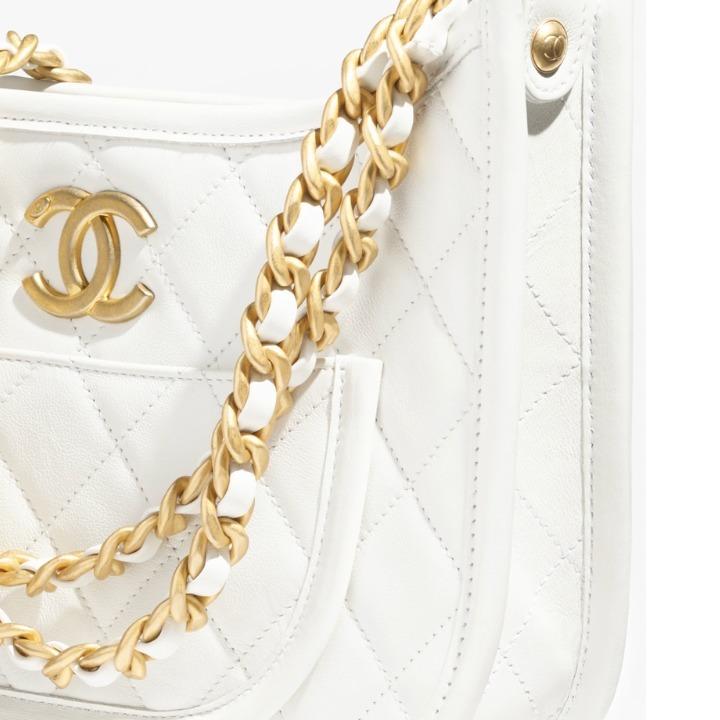 CHANEL ホーボーハンドバッグ ショルダーバッグ AS4666 B16235 10601