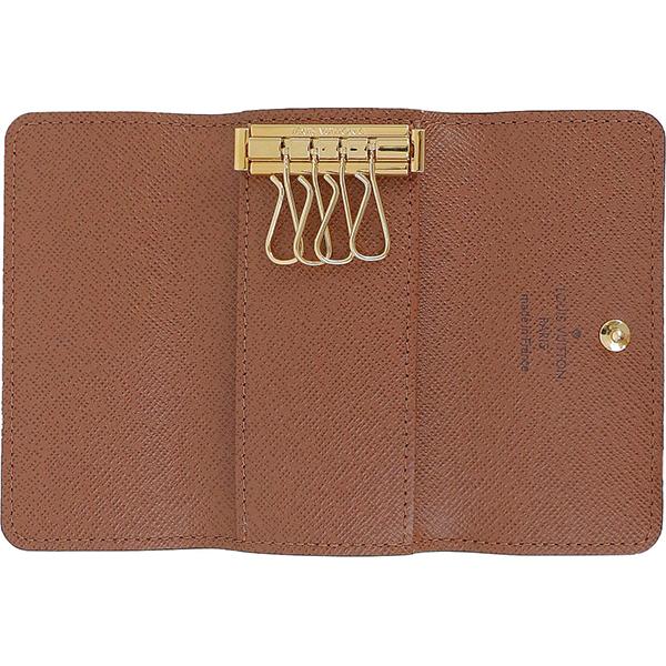ルイ・ヴィトン Louis Vuitton ミュルティクレ 4 鍵入れ キーフック キーホルダー キーケース モノグラム ブラウン M69517 レディース 