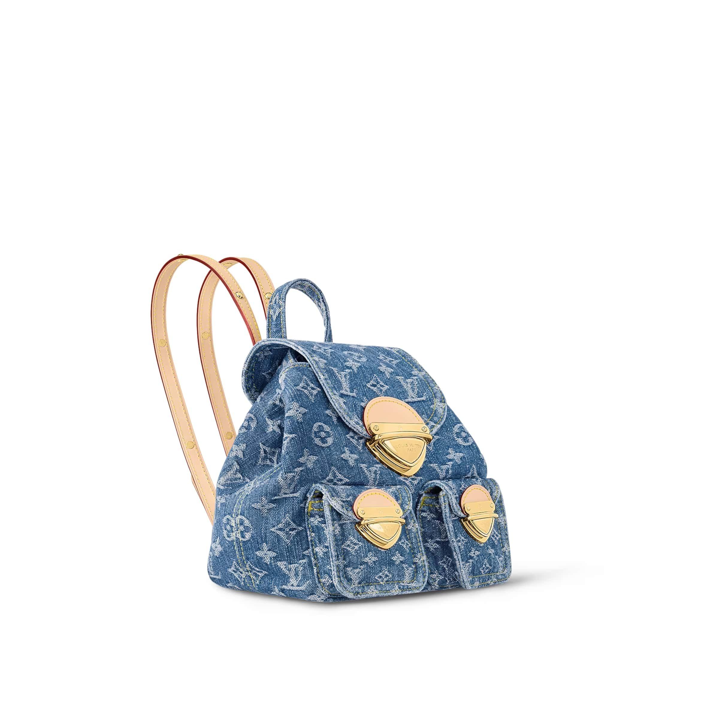 ルイヴィトン Louis Vuitton バックパック リュック デニム M46836