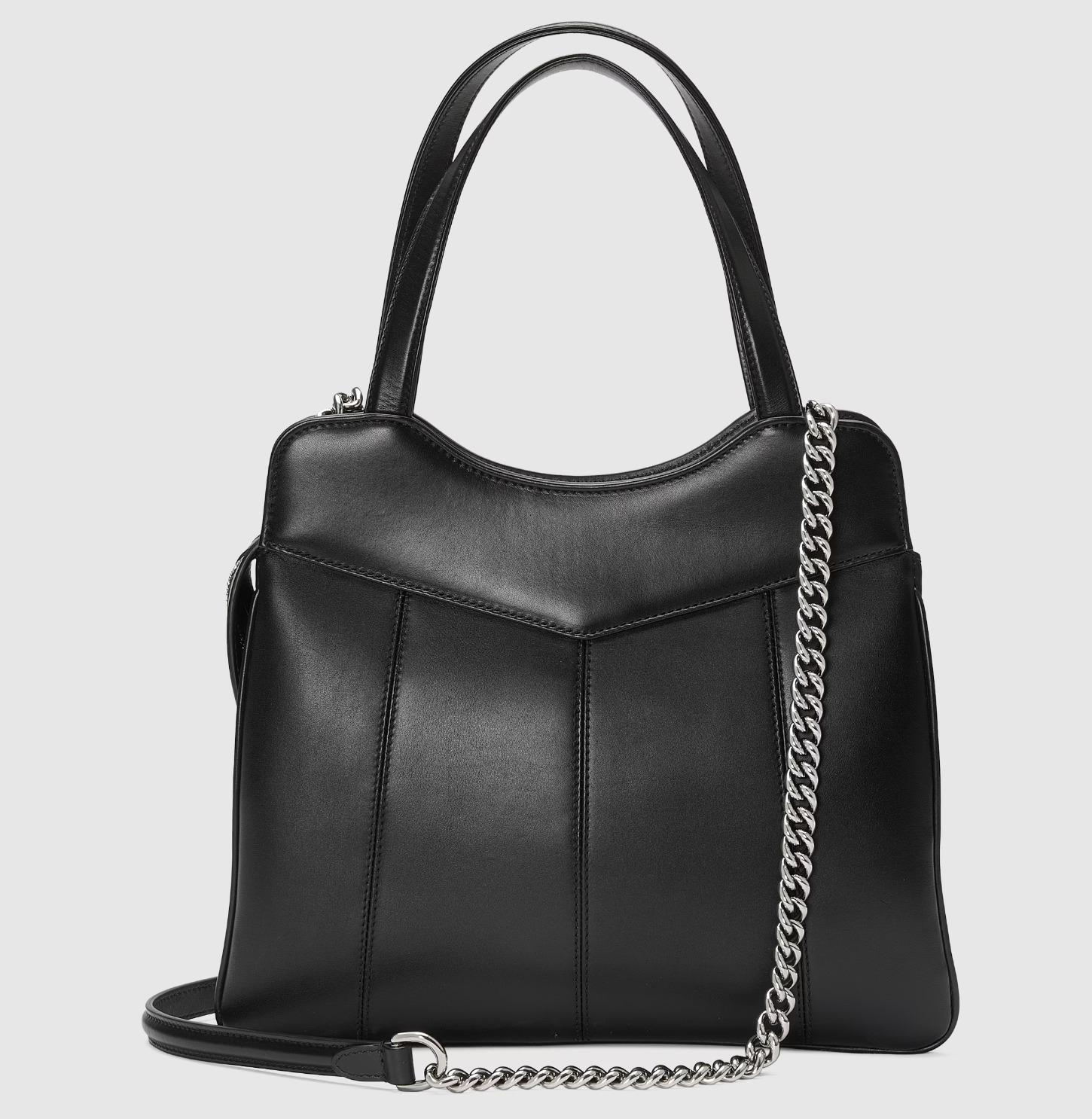 GUCCI プチGG  レザー 2way ショッピングバッグ トートバッグ  745918 AABSG 1000