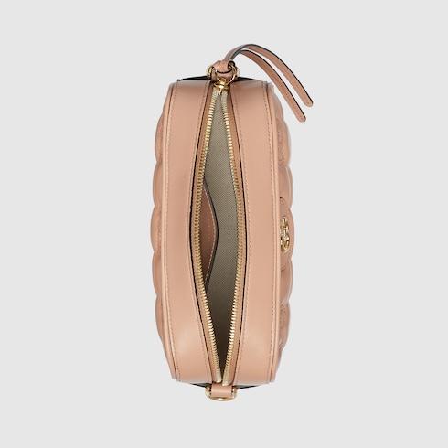 グッチ GUCCI ブラック レザー GG マトラッセ スモール バッグ 702234 UM8HG 5943