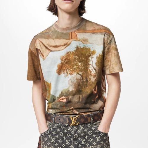 Louis Vuitton サンチュール・LV ピラミッド ベルト 茶 M0579U
