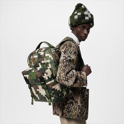 ルイヴィトン Louis Vuitton モーション・バックパック キャンバス ダミエ M24445