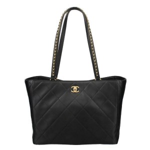 シャネル CHANEL トートバッグ レディース ブラック AS3508 B08867 94305