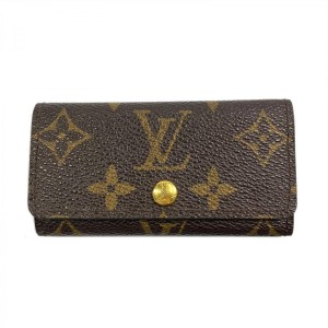 ルイ・ヴィトン Louis Vuitton ミュルティクレ 4 鍵入れ キーフック キーホルダー キーケース モノグラム ブラウン M69517 レディース 