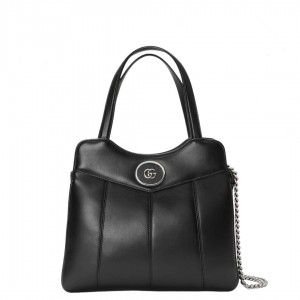 GUCCI プチGG  レザー 2way ショッピングバッグ トートバッグ  745918 AABSG 1000