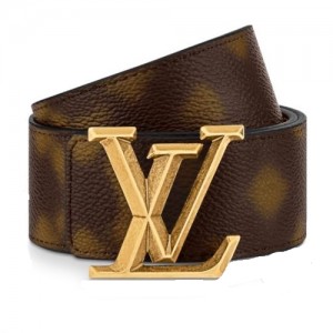 Louis Vuitton サンチュール・LV ピラミッド ベルト 茶 M0579U