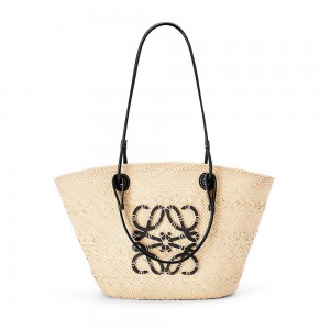 ロエベ アナグラム バスケットバッグ ミディアム イラカヤシ&カーフ トートバッグ レディース A223T43X02-2165