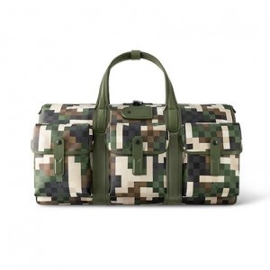 ルイヴィトン Louis Vuitton ボストンバッグ キーポル 55 ダモフラージュ・キャンバス M24454