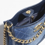 CHANEL デニム ホーボーバッグ ショルダーバッグ AS4532 B16714 NX158