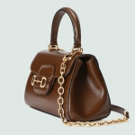 グッチ GUCCI ホースビット 1955 ミニバッグ タンレザー ハンドバッグ703848 AAA7G 2361