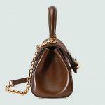 グッチ GUCCI ホースビット 1955 ミニバッグ タンレザー ハンドバッグ703848 AAA7G 2361