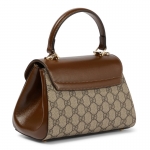 グッチ GUCCI ホースビット 1955 ミニバッグ タンレザー ハンドバッグ 703848 9AAAJ 8563