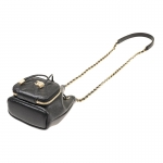 シャネル激安 MINI BUCKET キャビアスキン ミニ バケット チェーン ショルダーバッグ ブラック/ゴールド AP2913