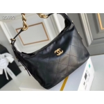 シャネル ホーボー バッグ カーフスキン ショルダーバッグ ブラック AS2910 B07123 94305