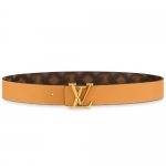 Louis Vuitton サンチュール・LV ピラミッド ベルト 茶 M0579U