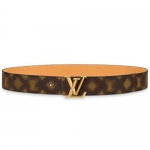 Louis Vuitton サンチュール・LV ピラミッド ベルト 茶 M0579U