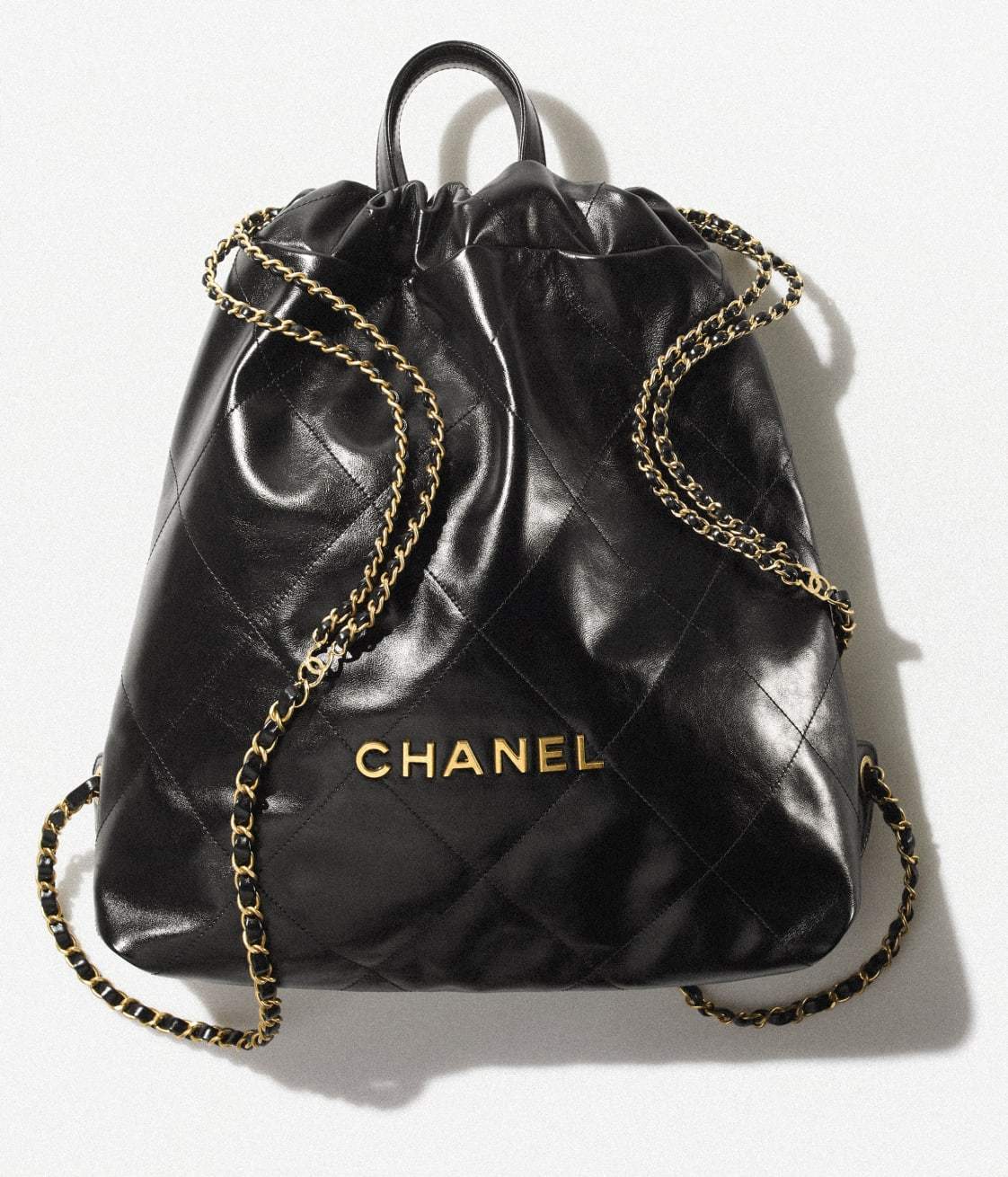 シャネル CHANEL 22 ラージ バックパック ブラック AS3313 B08037 94305