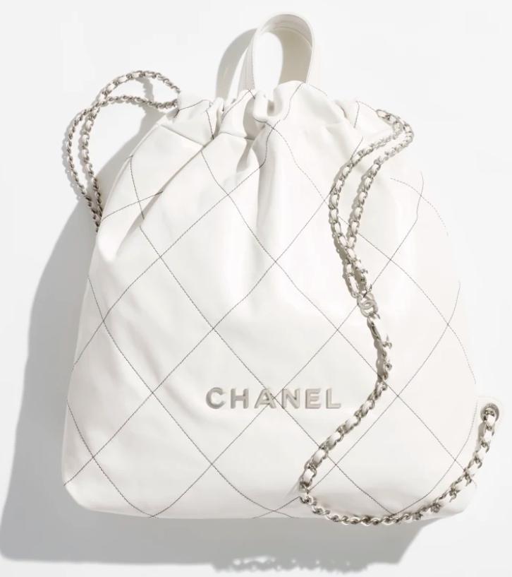 シャネル CHANEL 22 ラージ バックパック ホワイト AS3313 B09981 NM243