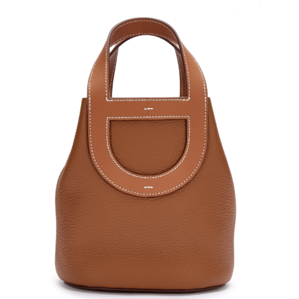 エルメス インザループ 18/23 ゴールド トリヨンクレマンス ヴォースイフト ハンドバッグ シルバー金具 H084274 25