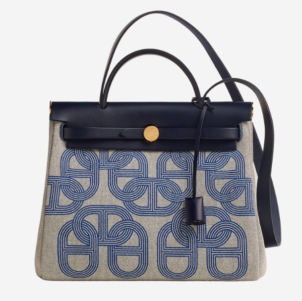 エルメス代引 エールバッグ ジップ 31 ルトゥルネ トワルアッシュ ヴァッシュハンター 2WAYバッグ H084264 11