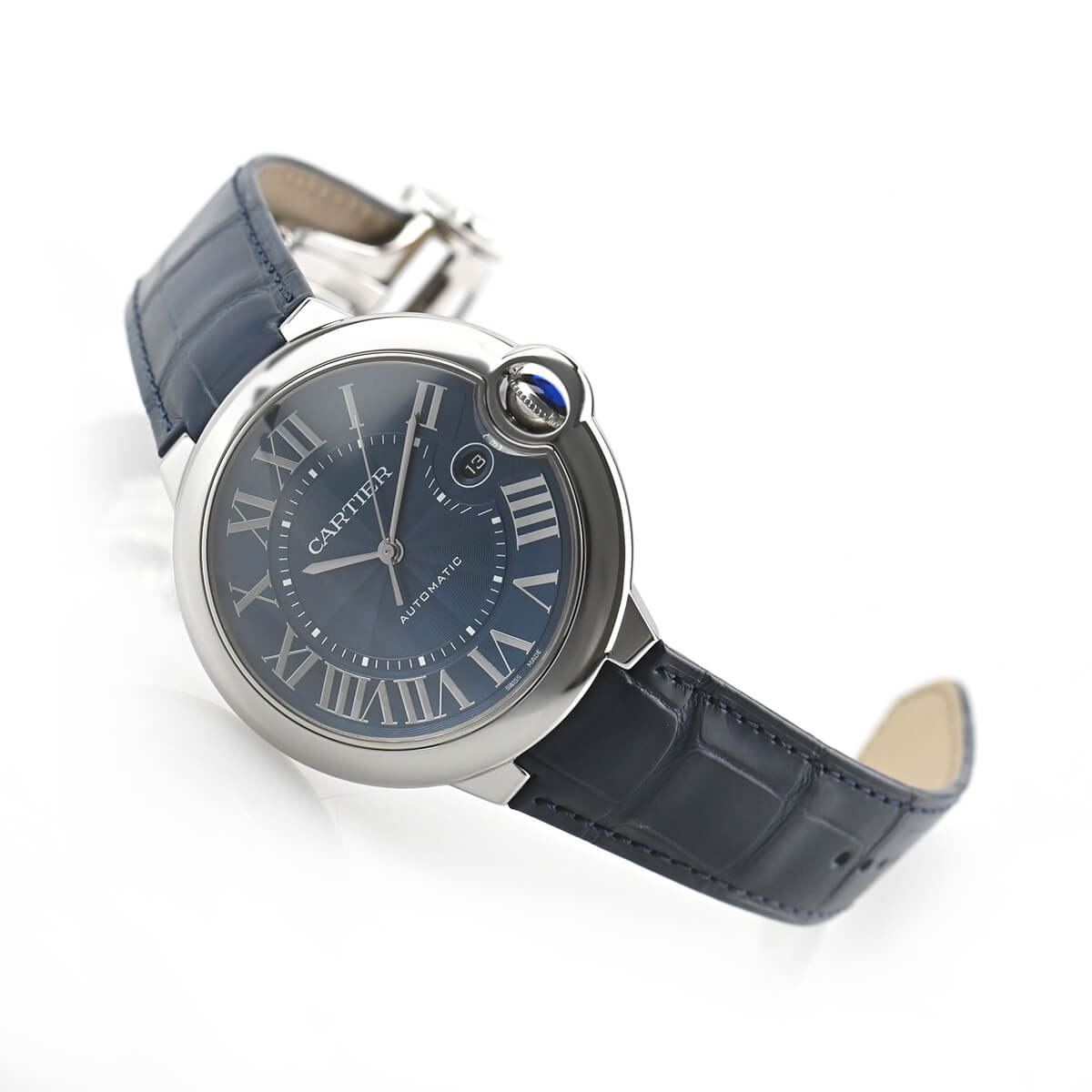 カルティエ メンズ バロン ブルー 42mm 自動巻き WSBB0027