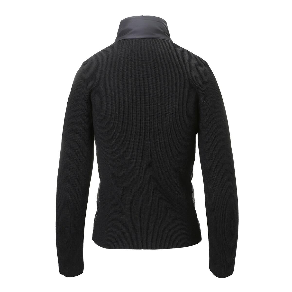 モンクレール MONCLER ダウン切り替え ジップアップカーディガン ブラック 9b00007 m1131 999