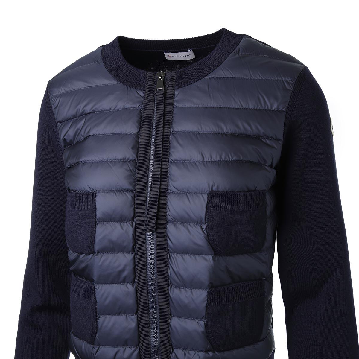 モンクレール MONCLER ダウン入りジップカーディガン 9b51000 a9018 778