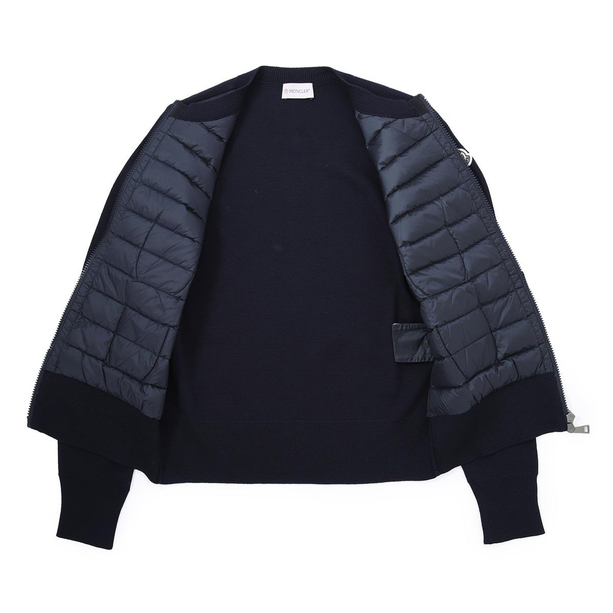 モンクレール MONCLER ダウン入りジップカーディガン 9b51000 a9018 778