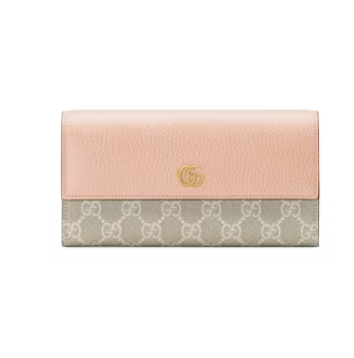 GUCCI グッチ 二つ折り長財布 ダブルG コンチネンタル 456116 1AALQ 5945