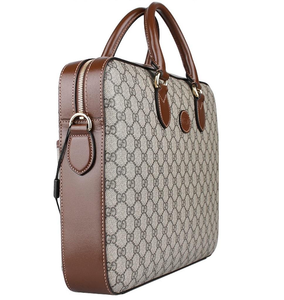 GUCCI インターロッキングG 2WAY ブリーフケース ビジネスケース 674140 92THG 8563