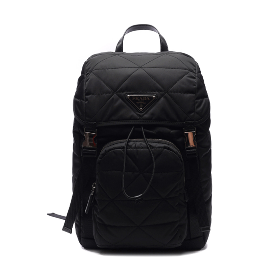 PRADA プラダ Re-Nylonトップステッチバックパック 2VZ135 V OIL 2DGW F0002