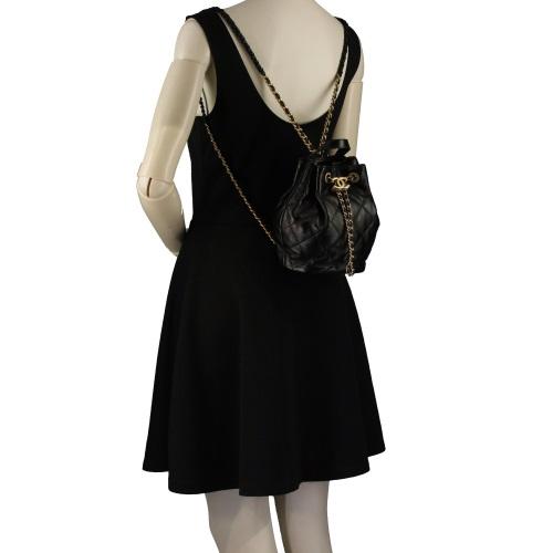 シャネル CHANEL リュックサック レディース ブラック AS3211 B07997 94305