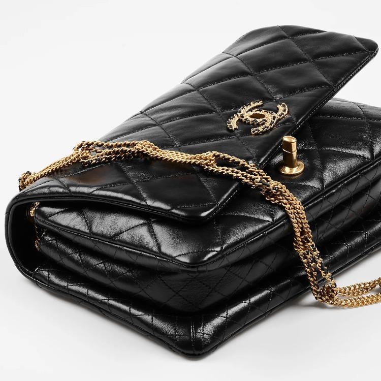 CHANEL FLAP BAG レザー フラップバッグ ショルダーバッグ AS3387 B08484 94305