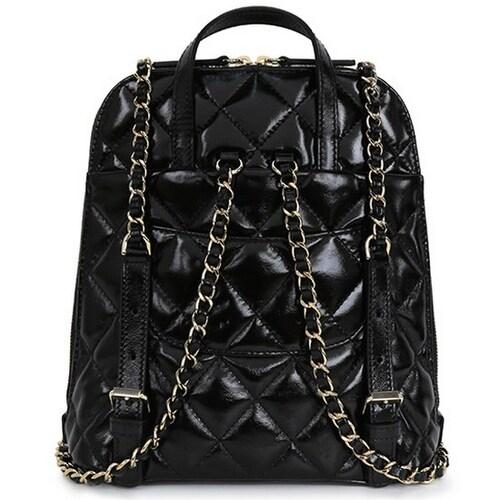 シャネル CHANEL リュックサック バックパック カーフ レディース ブラック AS3332