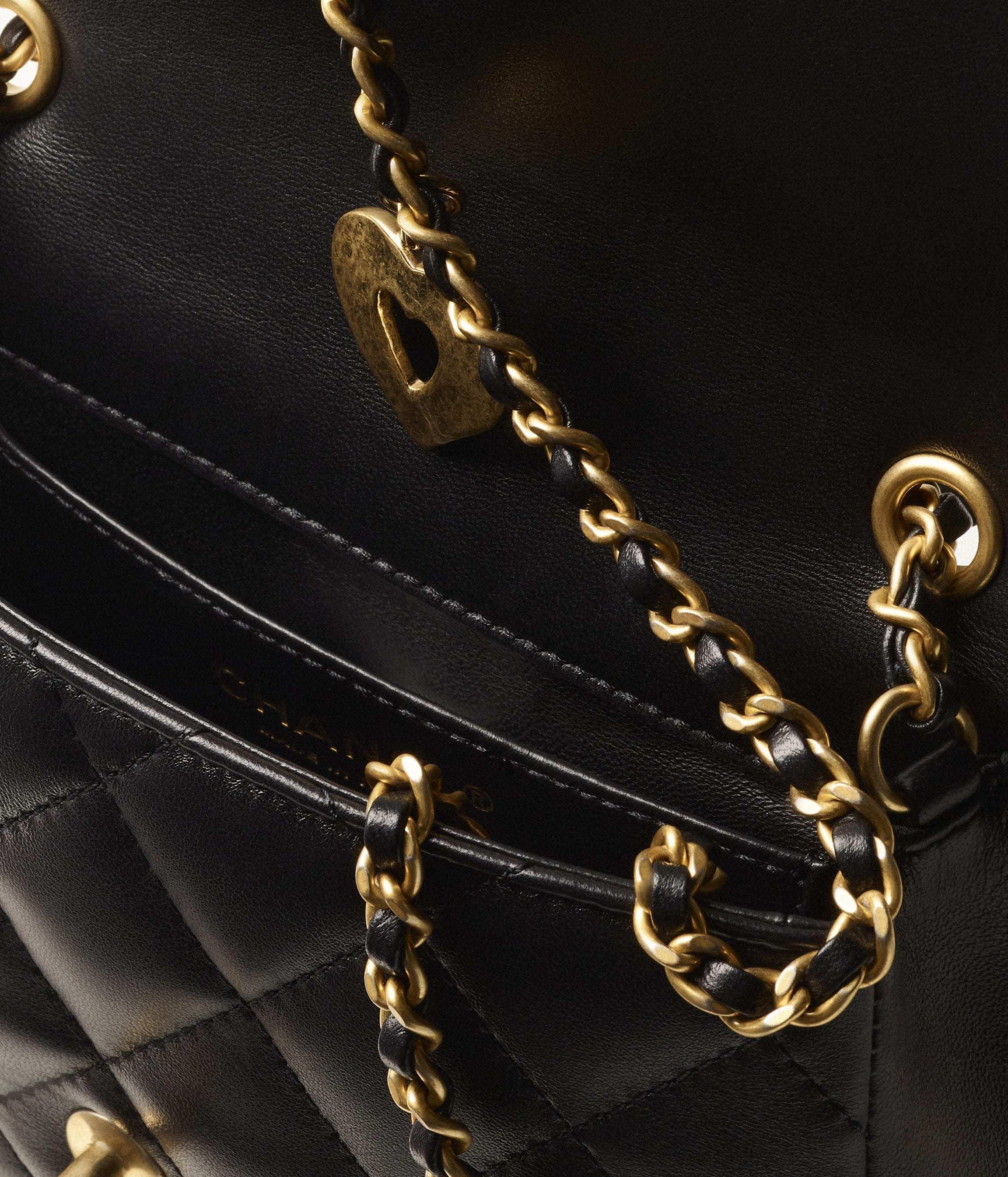 シャネル CHANEL ショルダーバッグ ハート ミニ フラップバッグ ロゴ AS3456 B08840 94305
