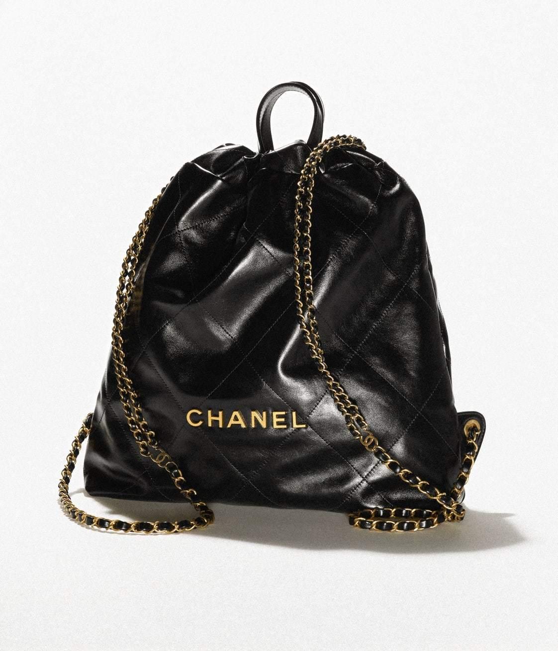 シャネル CHANEL 22 ラージ バックパック ブラック AS3313 B08037 94305