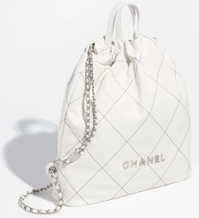シャネル CHANEL 22 ラージ バックパック ホワイト AS3313 B09981 NM243