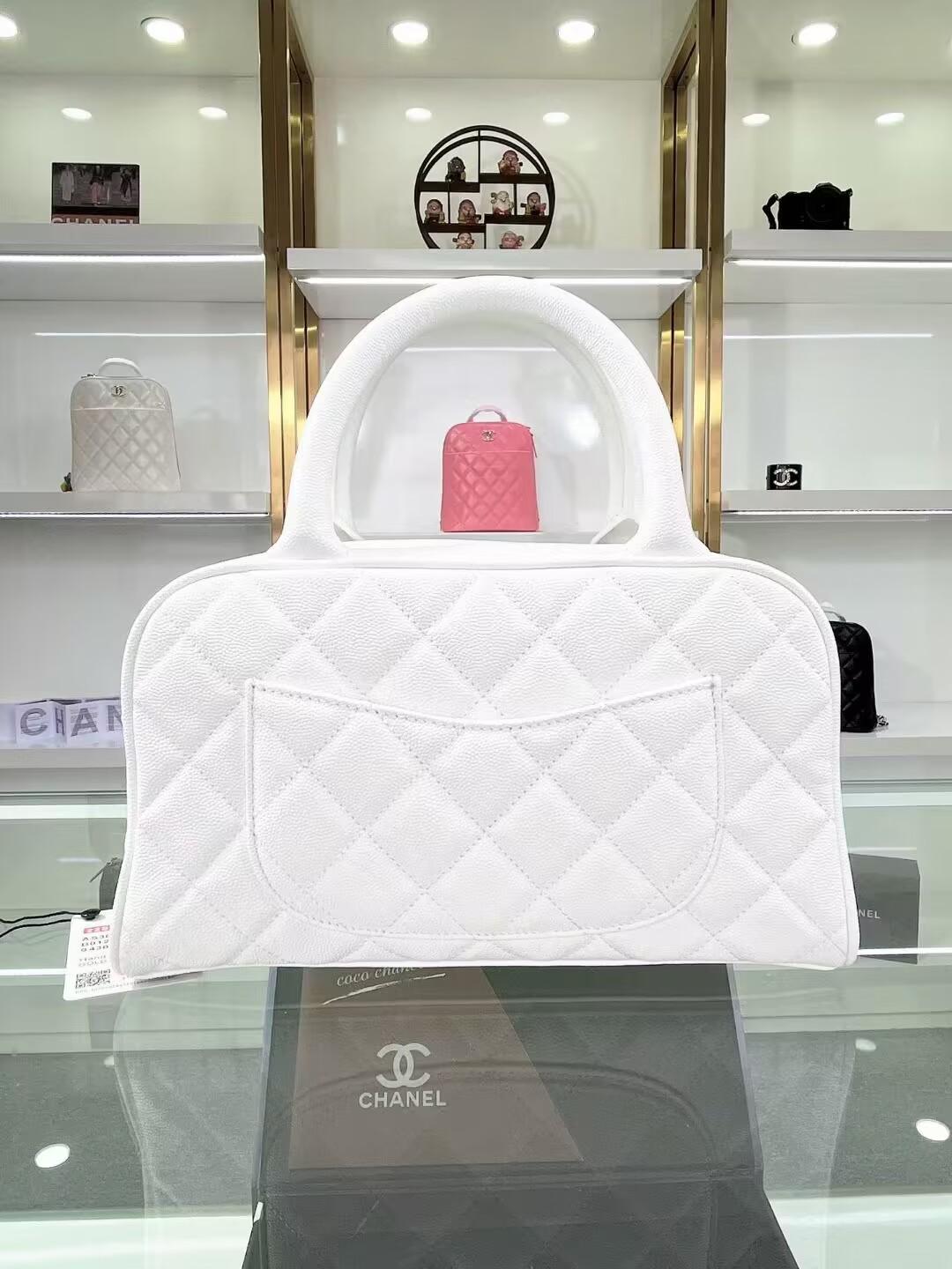シャネル CHANEL スモールハンドバッグ ピンク AS3034