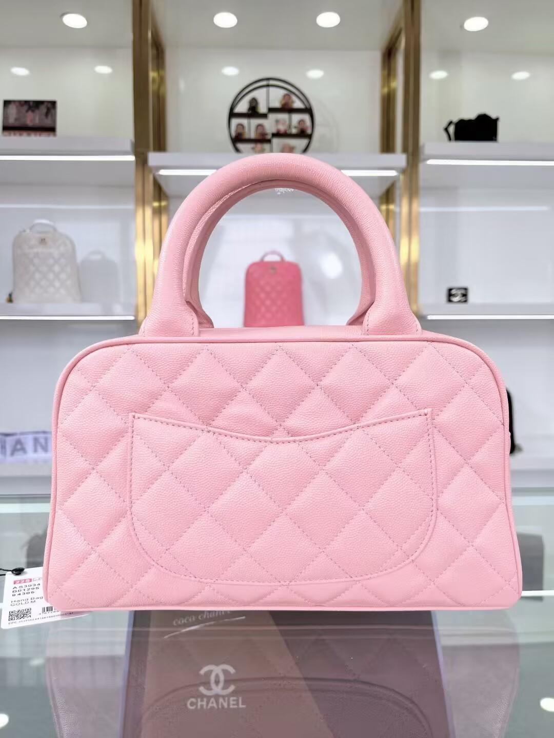 シャネル CHANEL スモールハンドバッグ ホワイト AS3034