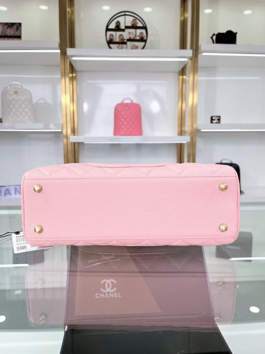 シャネル CHANEL スモールハンドバッグ ホワイト AS3034