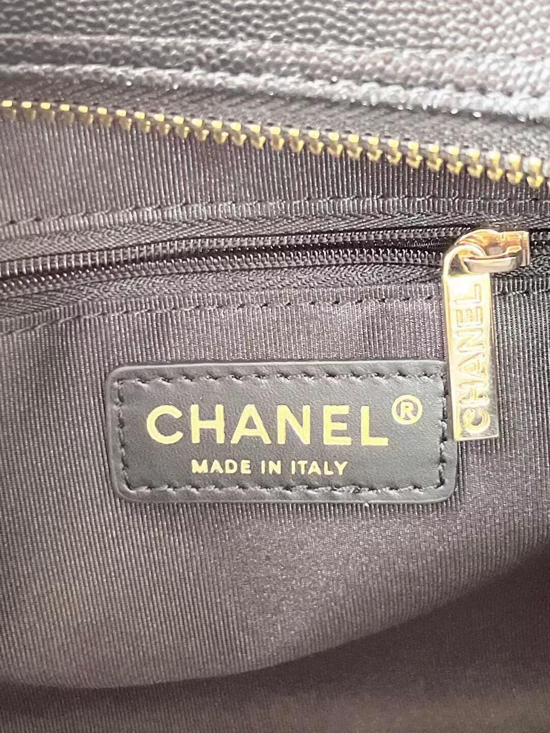 シャネル CHANEL スモールハンドバッグ ブラック AS3034