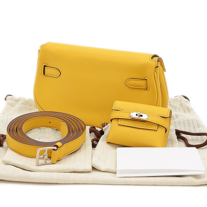 エルメス ケリームーヴ ショルダーバッグ スイフト サン シルバー金具 H084552 01