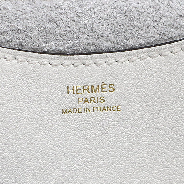 エルメス インザループ 18/23 ニューホワイト トリヨンクレマンス ヴォースイフト ハンドバッグ シルバー金具 H084274 12