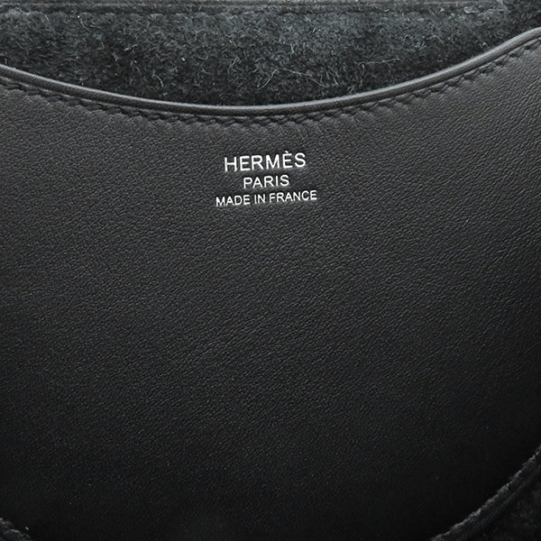 エルメス インザループ 18/23 ブラック トリヨンクレマンス ヴォースイフト ハンドバッグ シルバー金具 H084274 16