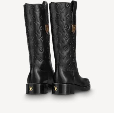 Louis Vuitton ダウンタウン ハーフ ブーツ ロゴ 1A95GS